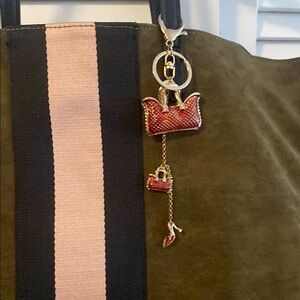 Bags totes charm and high heel shoes